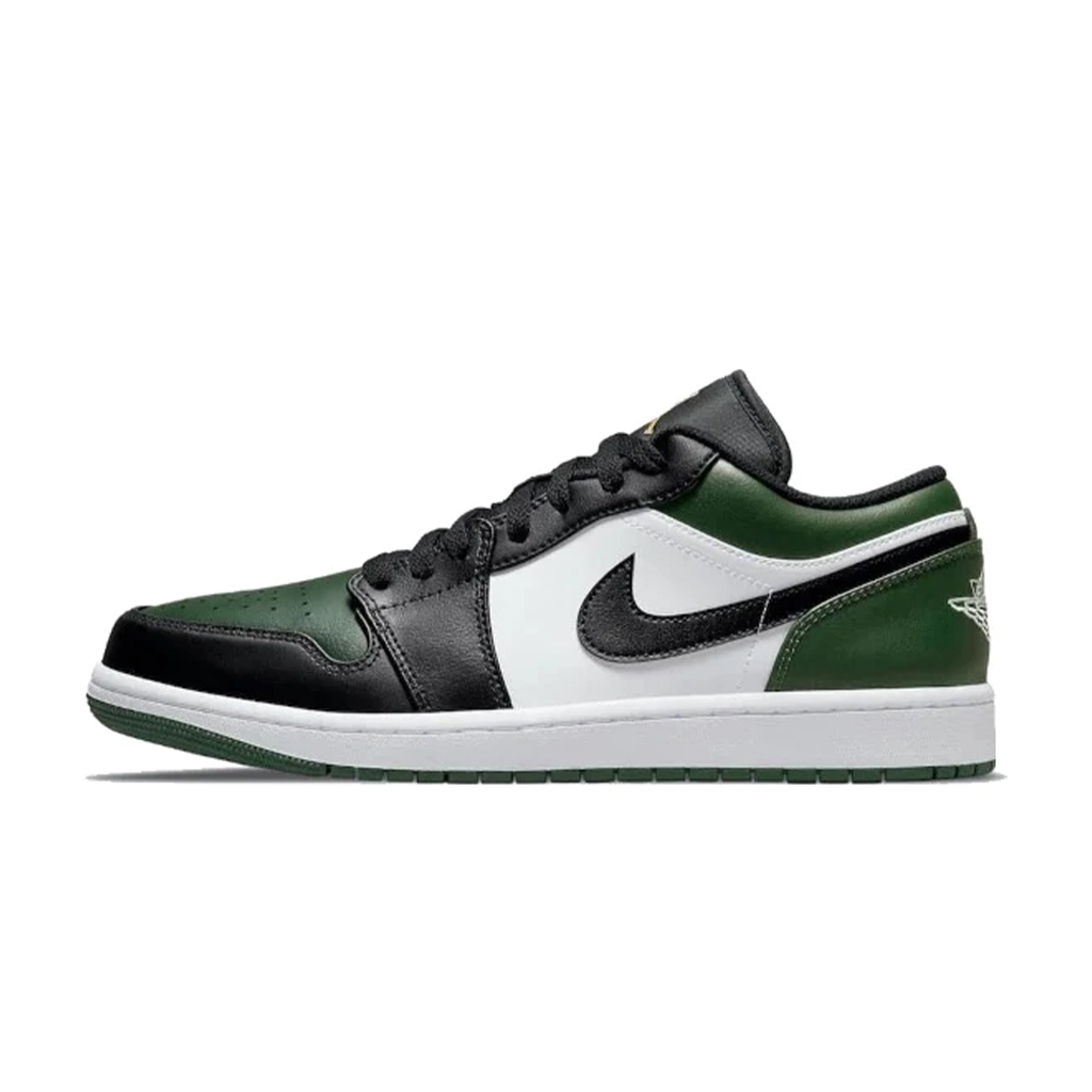 Retro 1 Low Green Toe 1 Retro 1 Low Green Toe