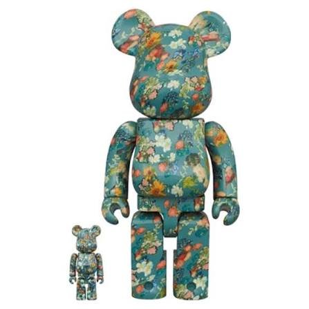 Bearbrick x Van Gogh Museum Floral Pattern 50th Anniversary 100% & 400% Set 1 Bearbrick x Van Gogh Museum Floral Pattern 50th Anniversary 100% & 400% Set