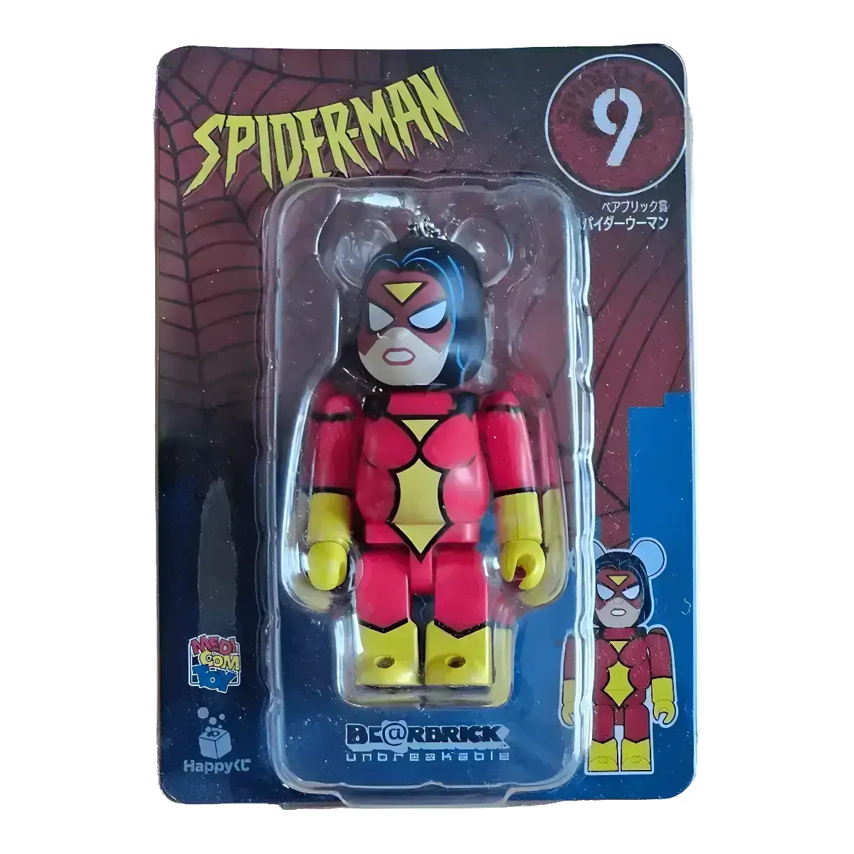 BE@RBRICK Spider-Man – 9 Spider-Woman (100%) 1 BE@RBRICK Spider-Man – 9 Spider-Woman (100%)