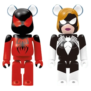 BE@RBRICK Spider-Man – A Scarlet Spider & Kane Parker (100%) 2 BE@RBRICK Spider-Man – A Scarlet Spider & Kane Parker (100%) - Image 2
