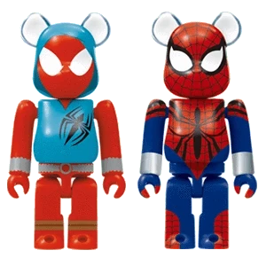 BE@RBRICK Spider-Man – D Scarlet Spider & Spider-Girl (100%) 2 BE@RBRICK Spider-Man – D Scarlet Spider & Spider-Girl (100%) - Image 2