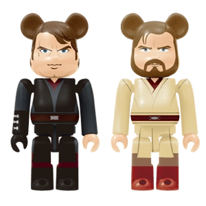 BE@RBRICK Star Wars – 33 Anakin Skywalker & Obi-Wan Kenobi (100%) 2 BE@RBRICK Star Wars – 33 Anakin Skywalker & Obi-Wan Kenobi (100%) - Image 2