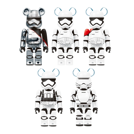 BE@RBRICK L@ST – Captain Phasma & First Order Stormtrooper Set of 5 (100%) 2 BE@RBRICK L@ST – Captain Phasma & First Order Stormtrooper Set of 5 (100%) - Image 2