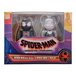 BE@RBRICK Spider-Man (Miles Morales) & Spider-Gwen Set of 2 [Spider-Man: Across the Spider-Verse] (100%)