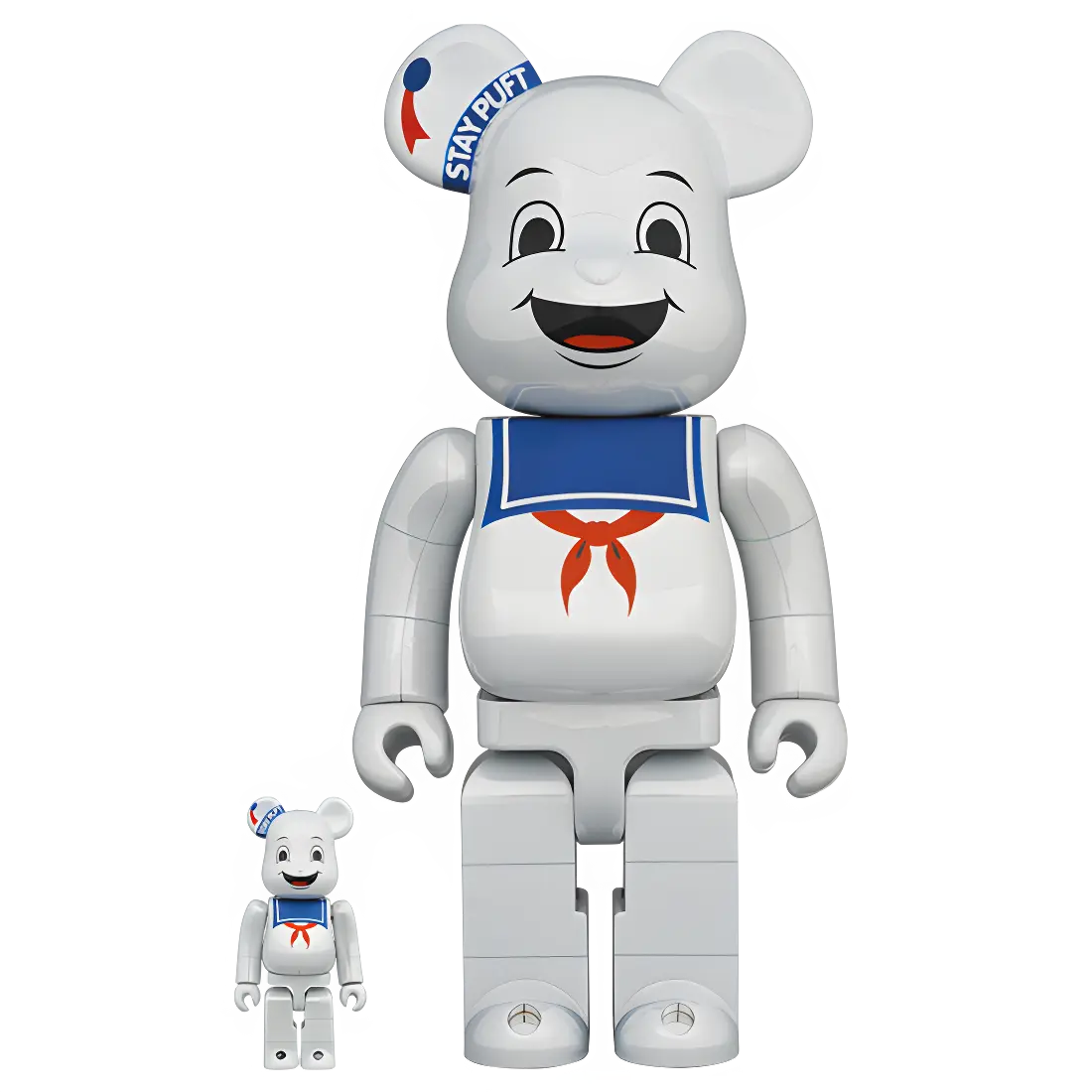 BE@RBRICK Stay Puft Marshmallow Man White Chrome Version (100%+400%) 5 BE@RBRICK Stay Puft Marshmallow Man White Chrome Version (100%+400%) - Image 5