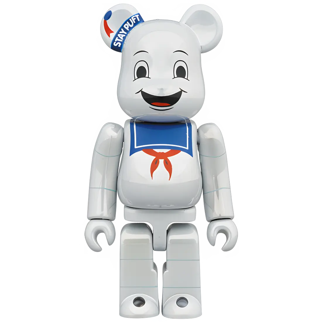 BE@RBRICK Stay Puft Marshmallow Man White Chrome Version (100%+400%) 6 BE@RBRICK Stay Puft Marshmallow Man White Chrome Version (100%+400%) - Image 6