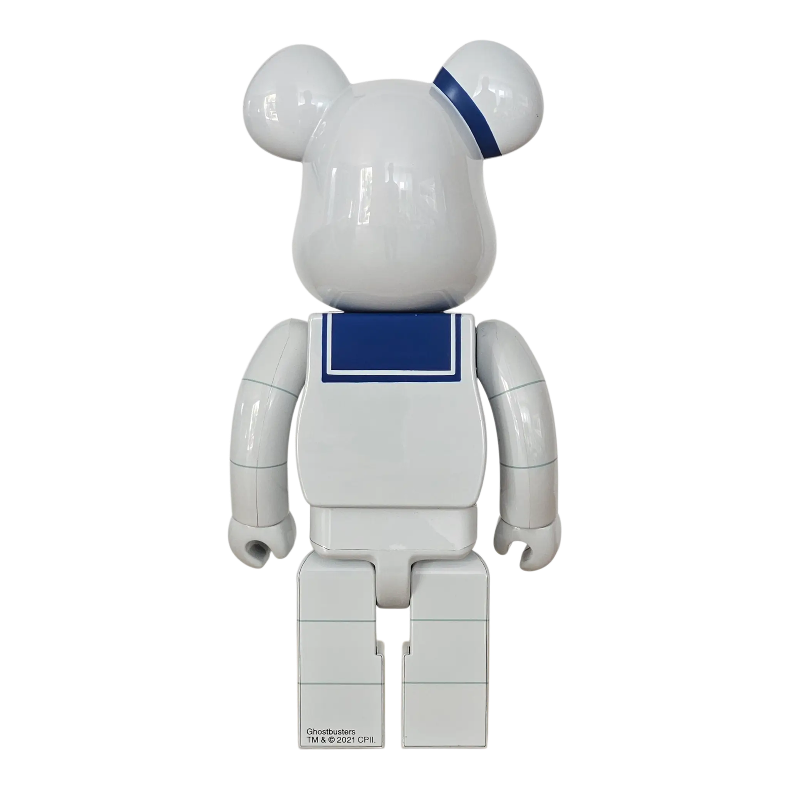 BE@RBRICK Stay Puft Marshmallow Man White Chrome Version (100%+400%) 3 BE@RBRICK Stay Puft Marshmallow Man White Chrome Version (100%+400%) - Image 3