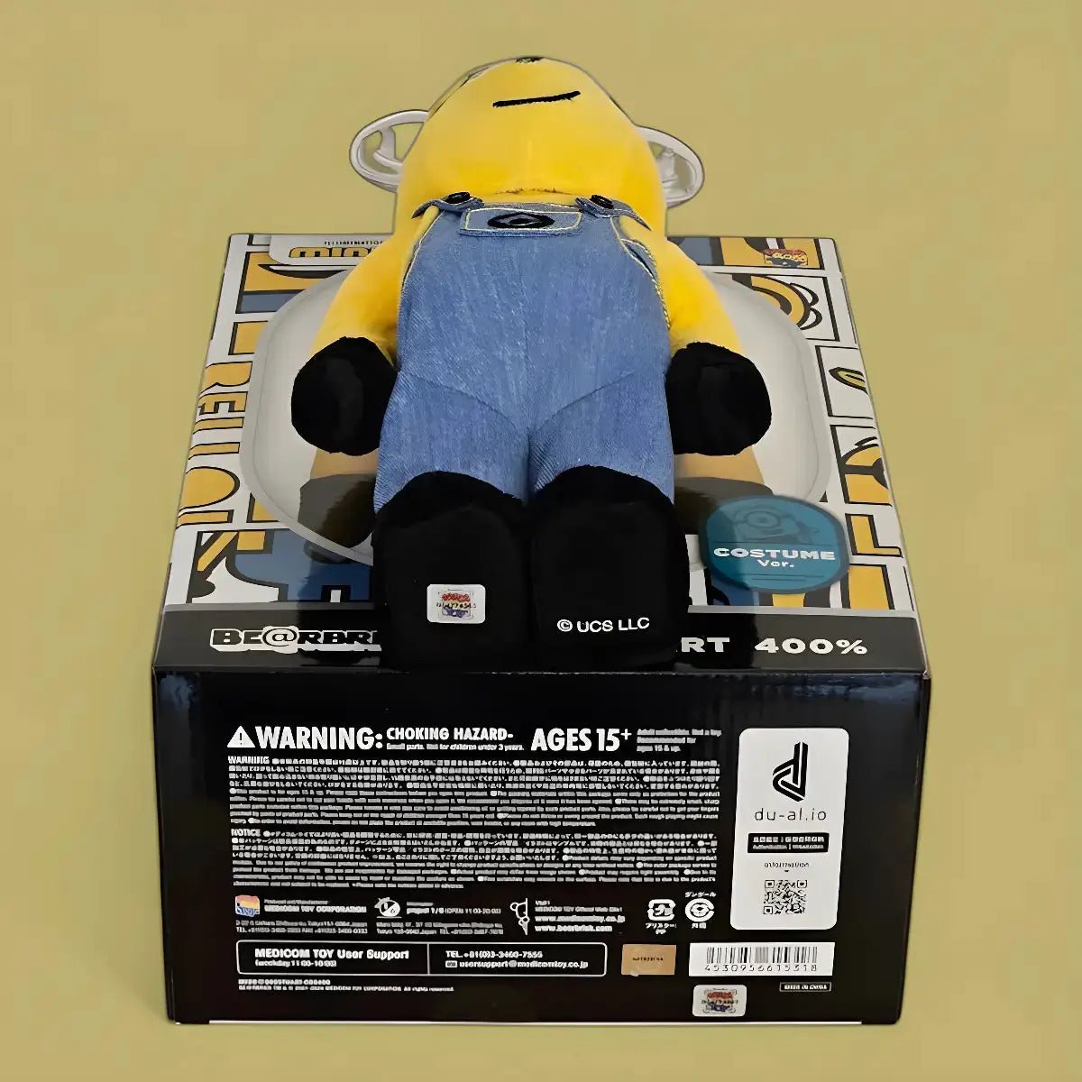 BE@RBRICK Stuart Costume Version (400%) 3 BE@RBRICK Stuart Costume Version (400%) - Image 3