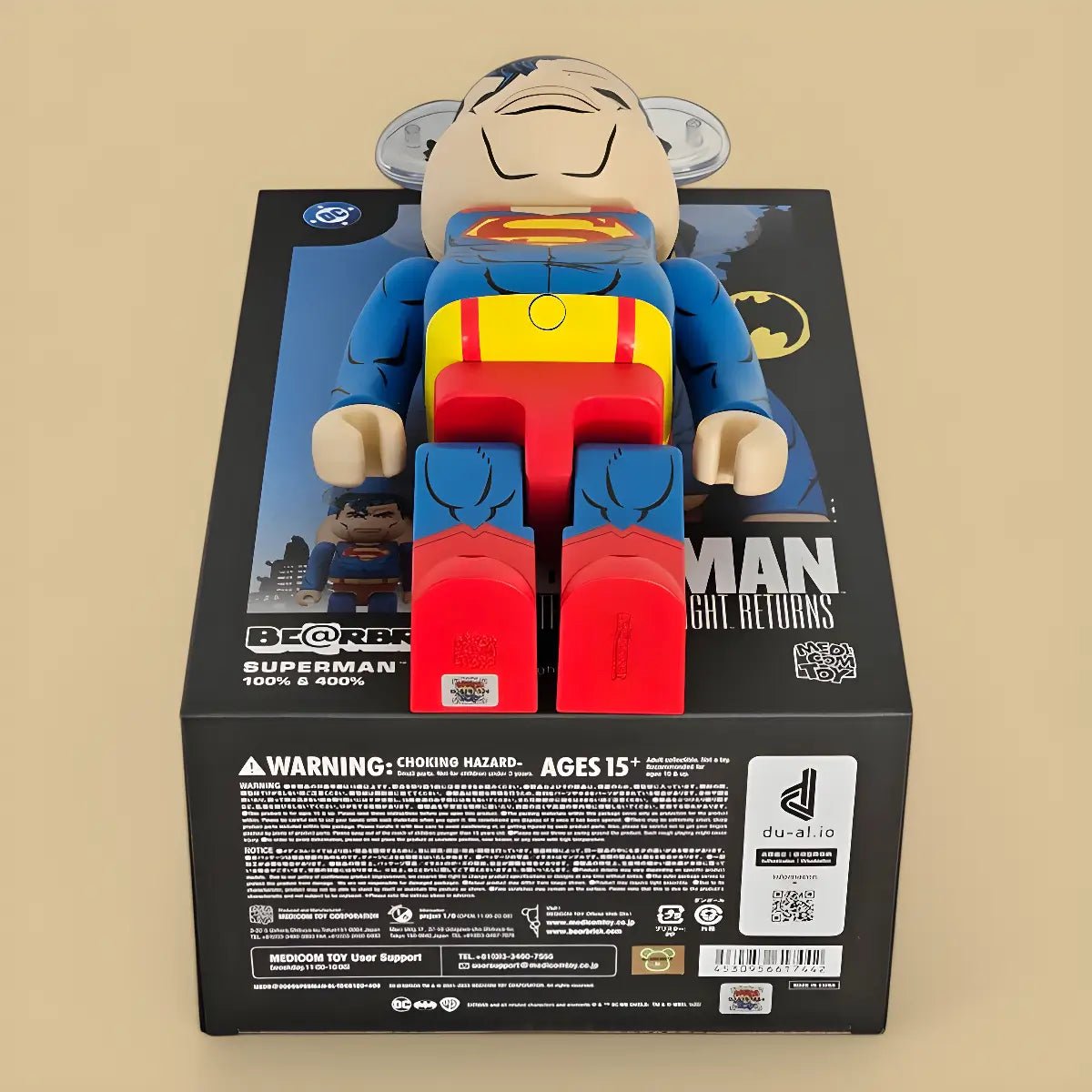 BE@RBRICK Superman [Batman: The Dark Knight Returns] (100%+400%) - Image 3