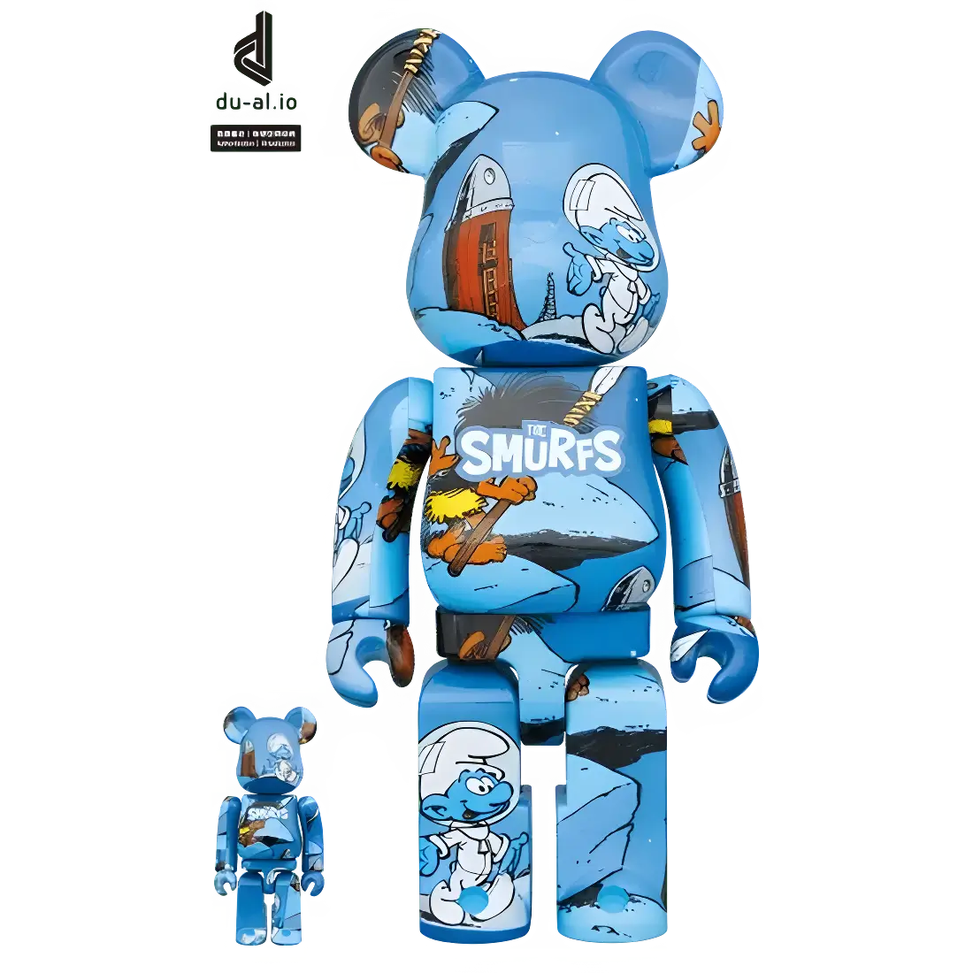 BE@RBRICK The Smurfs “The Astrosmurf” (100%+400%) 4 BE@RBRICK The Smurfs “The Astrosmurf” (100%+400%) - Image 4