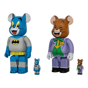 BE@RBRICK Tom as Batman & Jerry as The Joker (100%+400%)