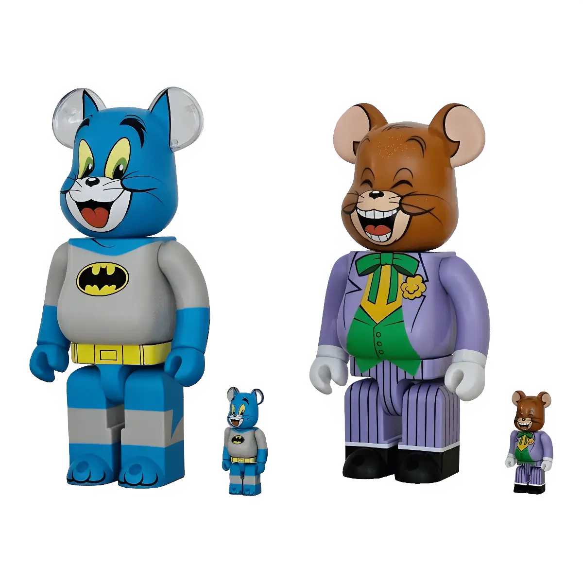 BE@RBRICK Tom as Batman & Jerry as The Joker (100%+400%) 1 BE@RBRICK Tom as Batman & Jerry as The Joker (100%+400%)