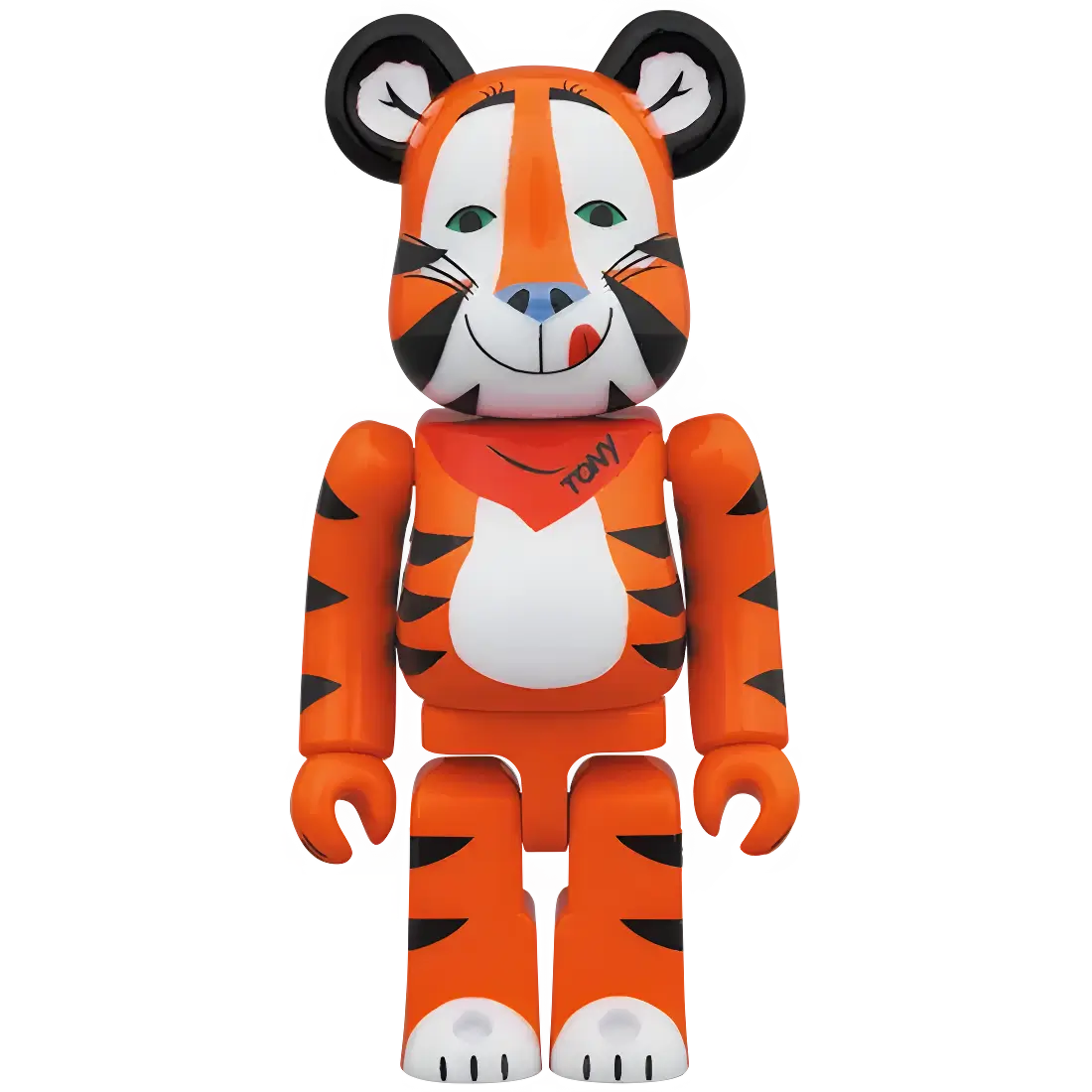BE@RBRICK Tony the Tiger Vintage Version [Kellogg’s Corn Frosties] (100%+400%) - Image 5