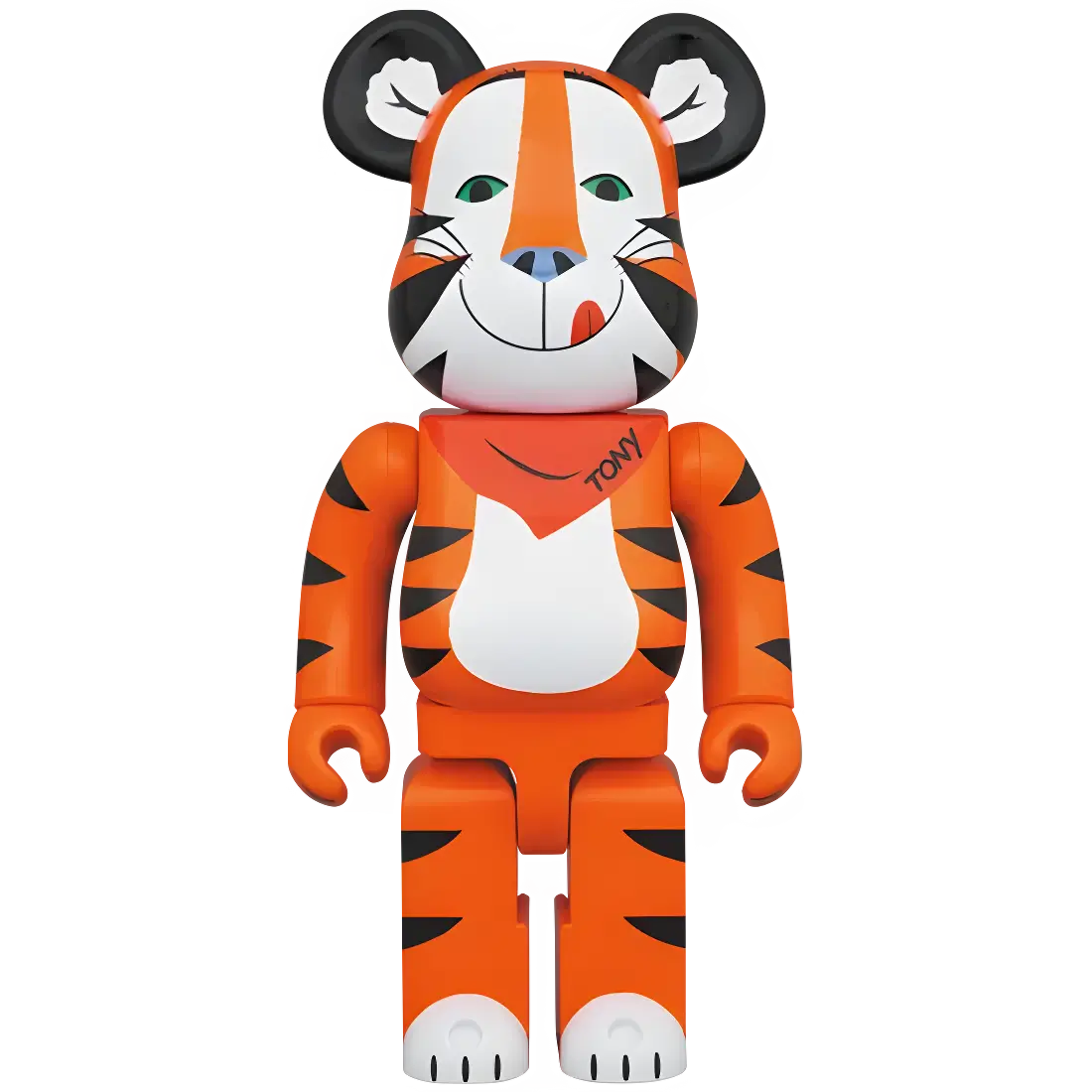 BE@RBRICK Tony the Tiger Vintage Version [Kellogg’s Corn Frosties] (100%+400%) - Image 6