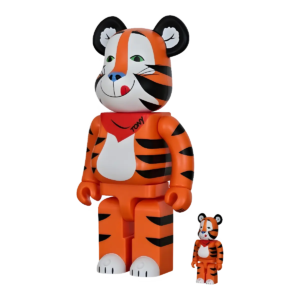 BE@RBRICK Tony the Tiger Vintage Version [Kellogg’s Corn Frosties] (100%+400%)