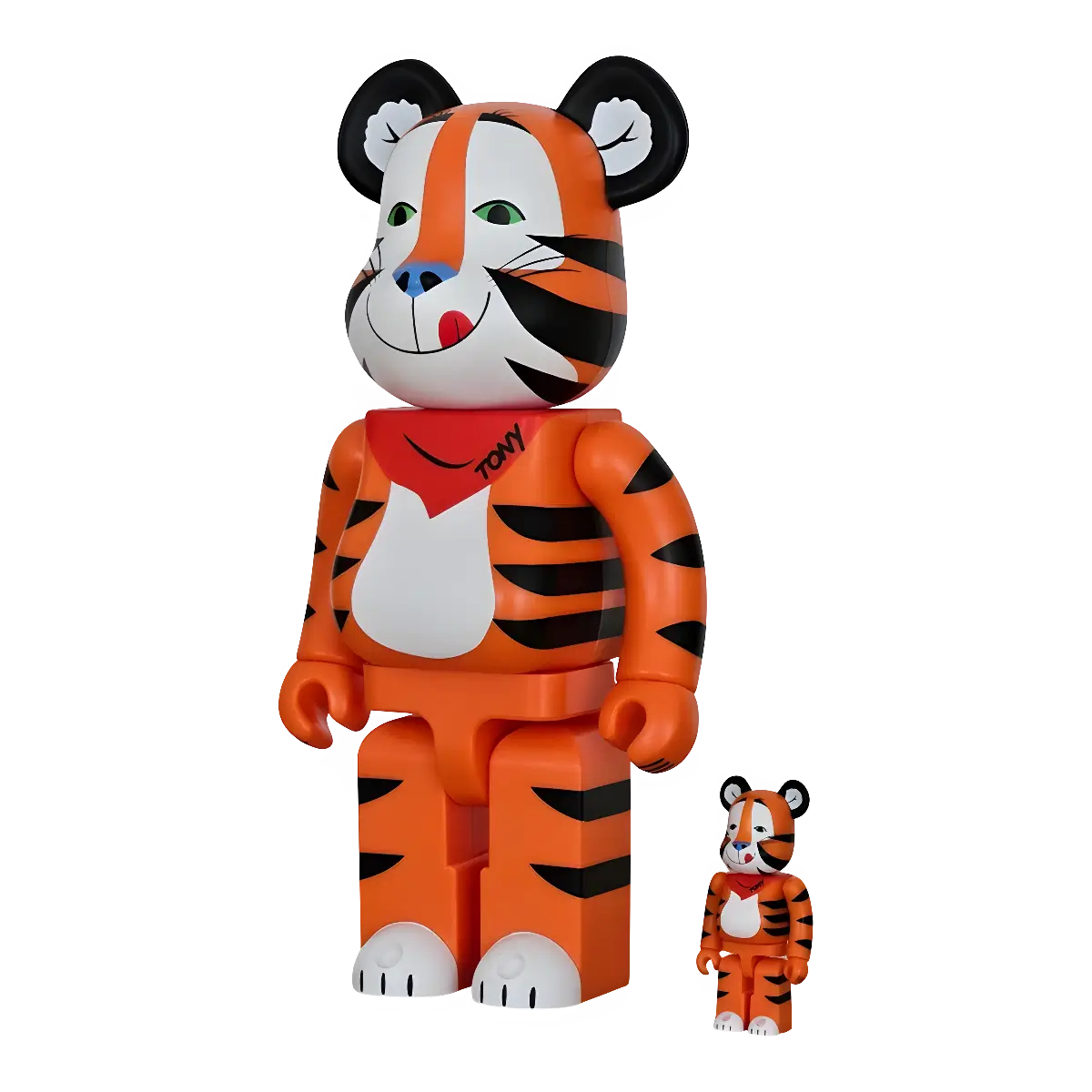 BE@RBRICK Tony the Tiger Vintage Version [Kellogg’s Corn Frosties] (100%+400%)