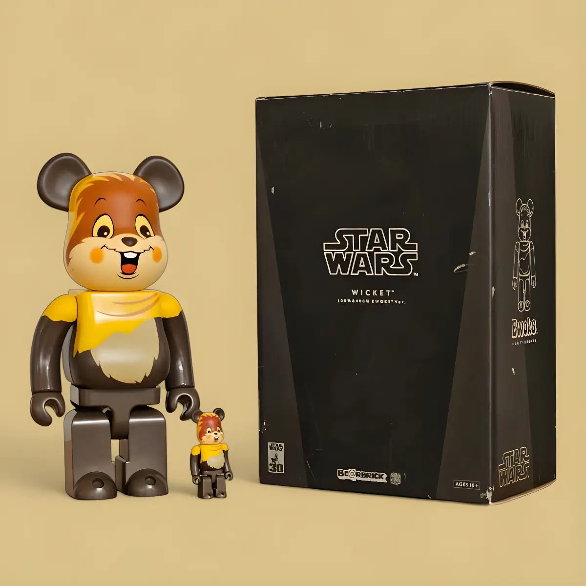 BE@RBRICK Wicket Ewoks Version (100%+400%) 2 BE@RBRICK Wicket Ewoks Version (100%+400%) - Image 2