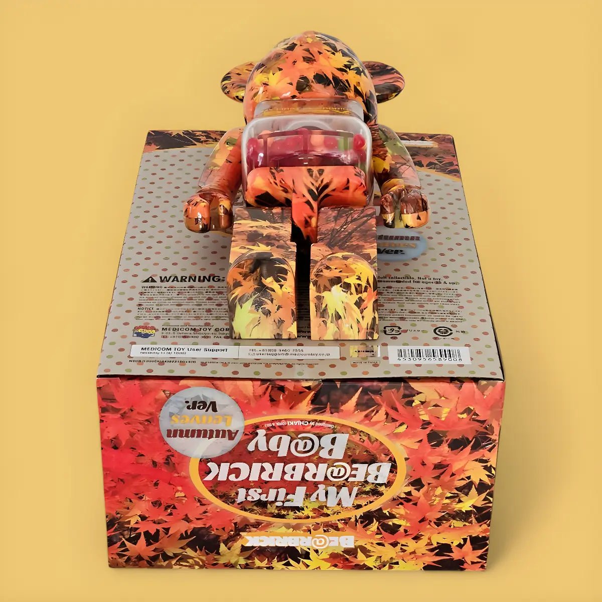My First BE@RBRICK B@by Autumn Leaves Version (100%+400%) 3 My First BE@RBRICK B@by Autumn Leaves Version (100%+400%) - Image 3