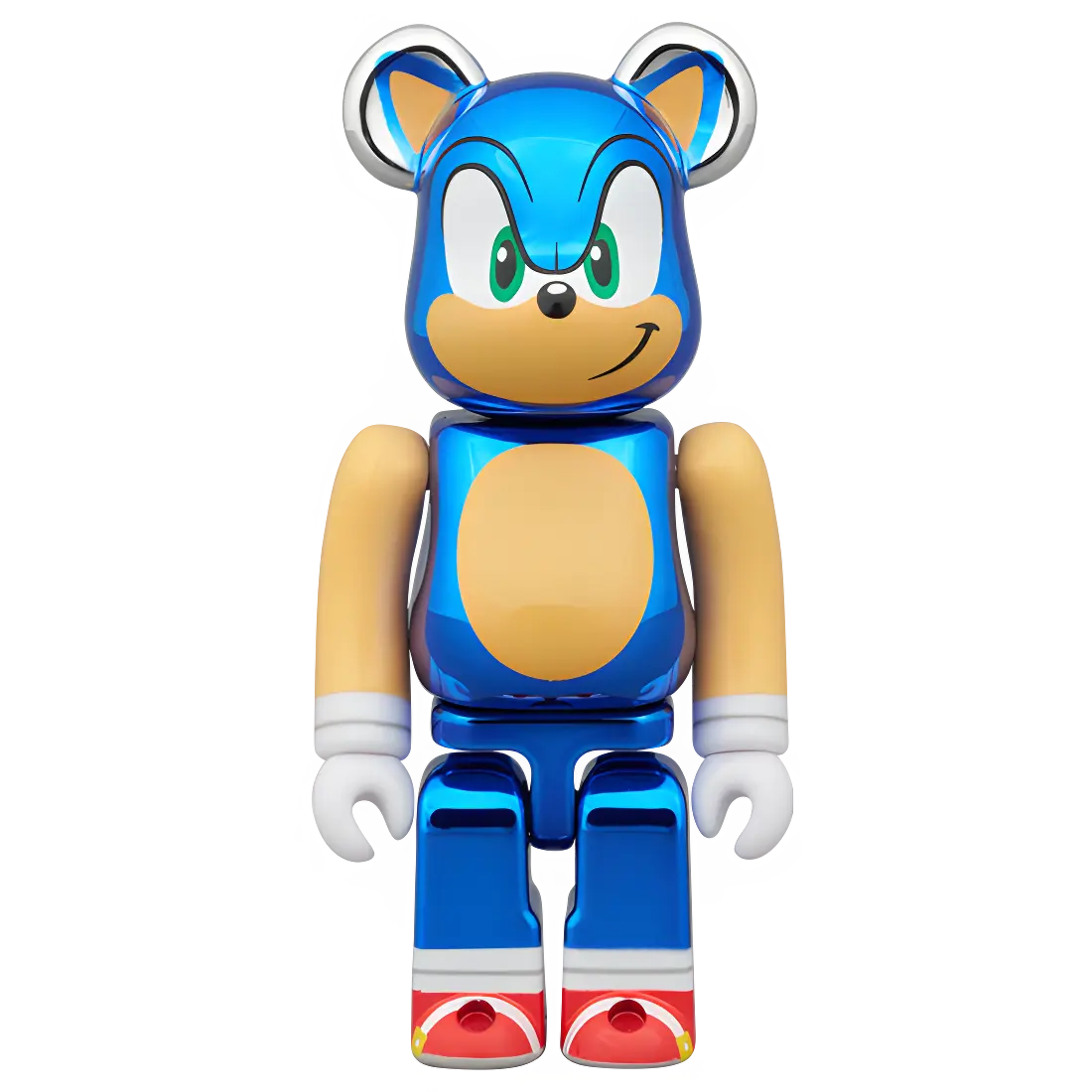 BE@RBRICK Sonic the Hedgehog Chrome Version (100%+400%) 6 BE@RBRICK Sonic the Hedgehog Chrome Version (100%+400%) - Image 6
