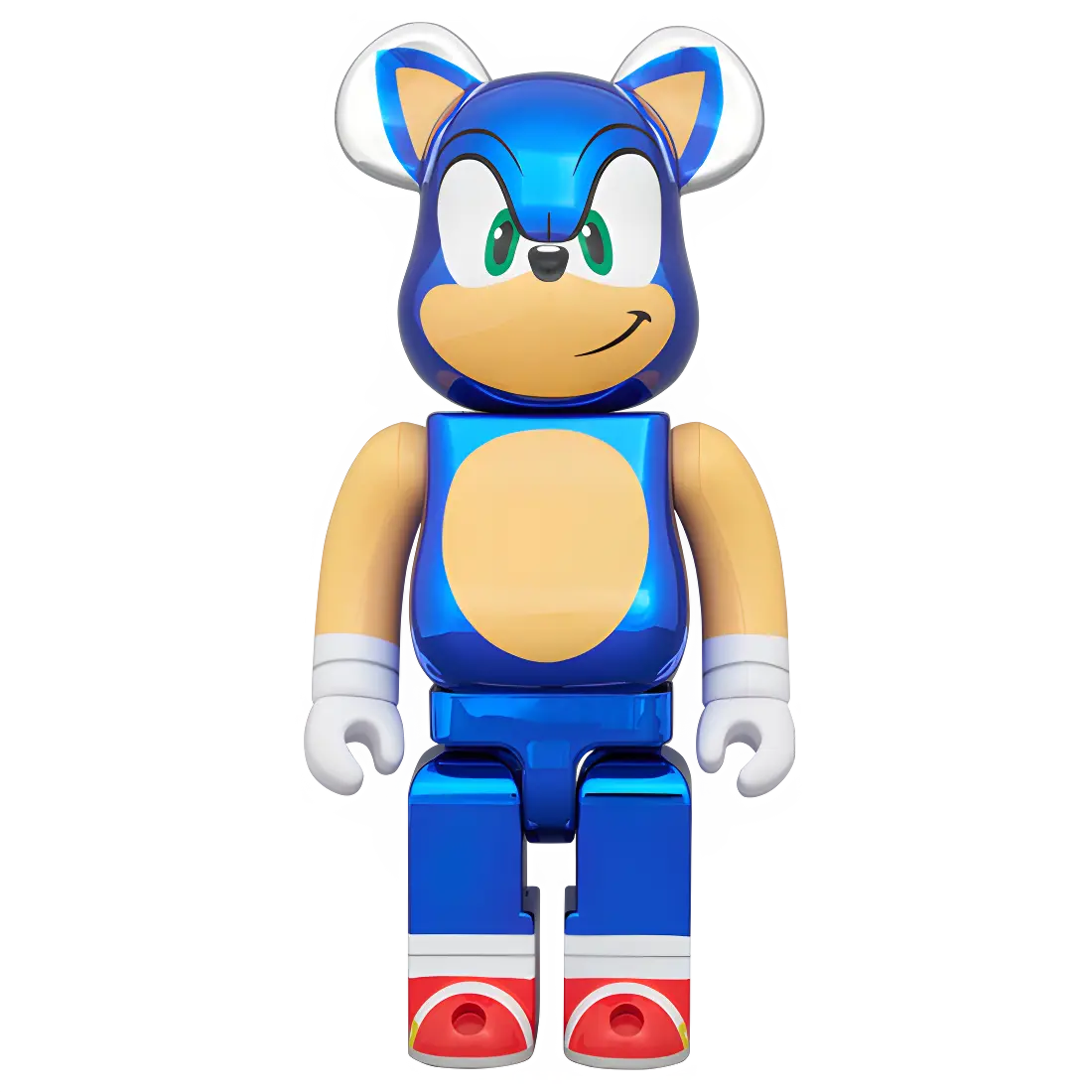 BE@RBRICK Sonic the Hedgehog Chrome Version (100%+400%) 7 BE@RBRICK Sonic the Hedgehog Chrome Version (100%+400%) - Image 7