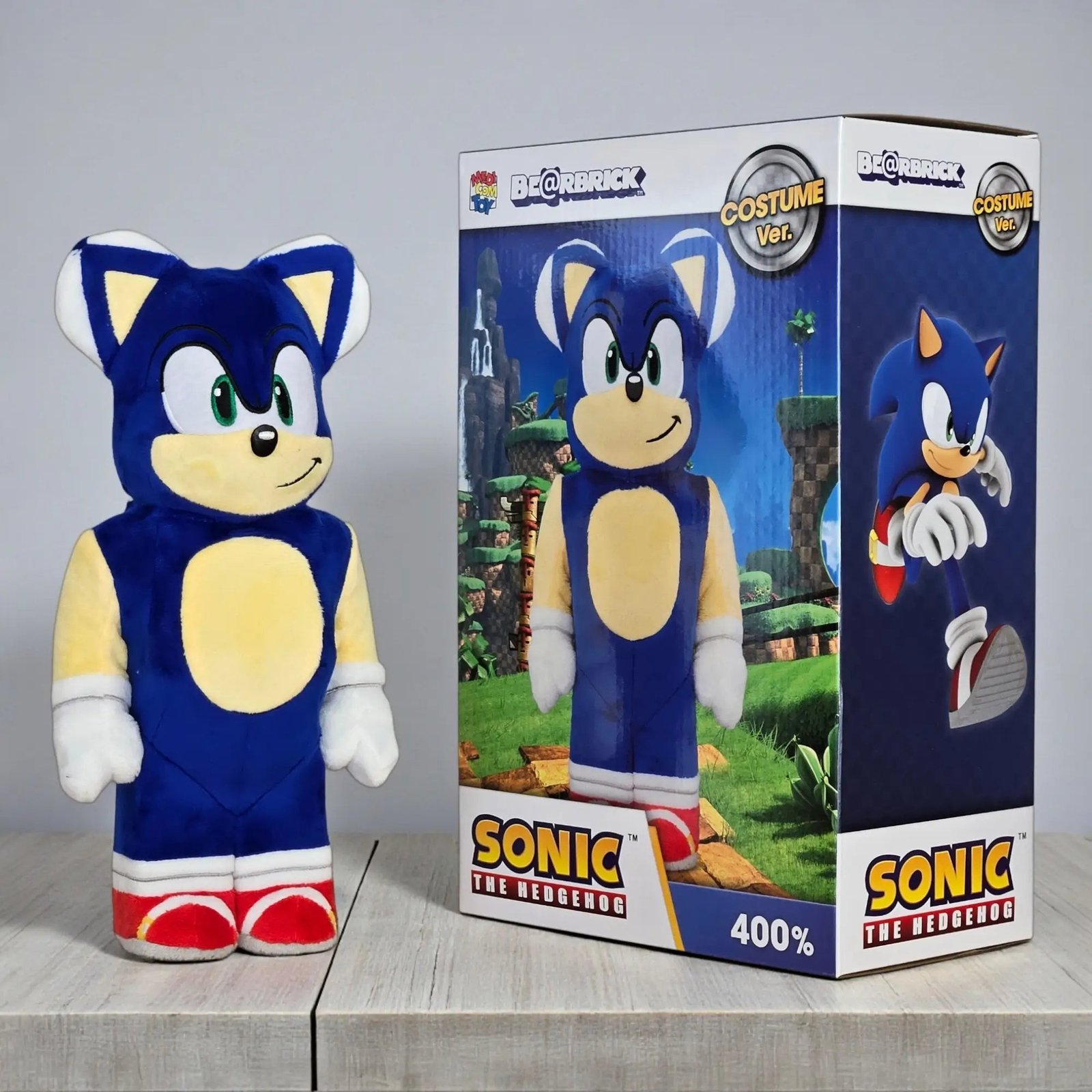 BE@RBRICK Sonic the Hedgehog Costume Version (400%) 2 BE@RBRICK Sonic the Hedgehog Costume Version (400%) - Image 2