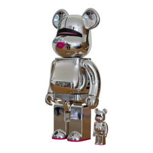 BE@RBRICK Sorayama × 2G Silver Version (100%+400%)