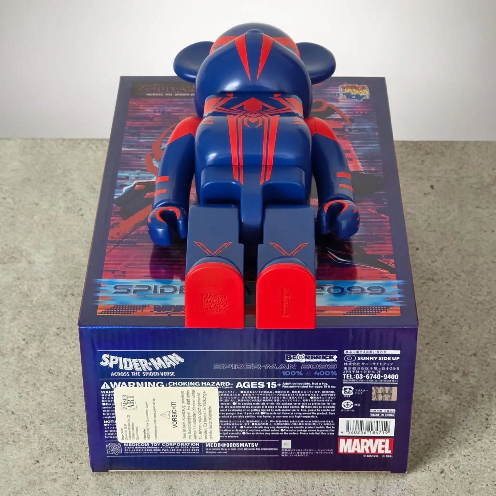 BE@RBRICK Spider-Man 2099 (100%+400%) 4 BE@RBRICK Spider-Man 2099 (100%+400%) - Image 4