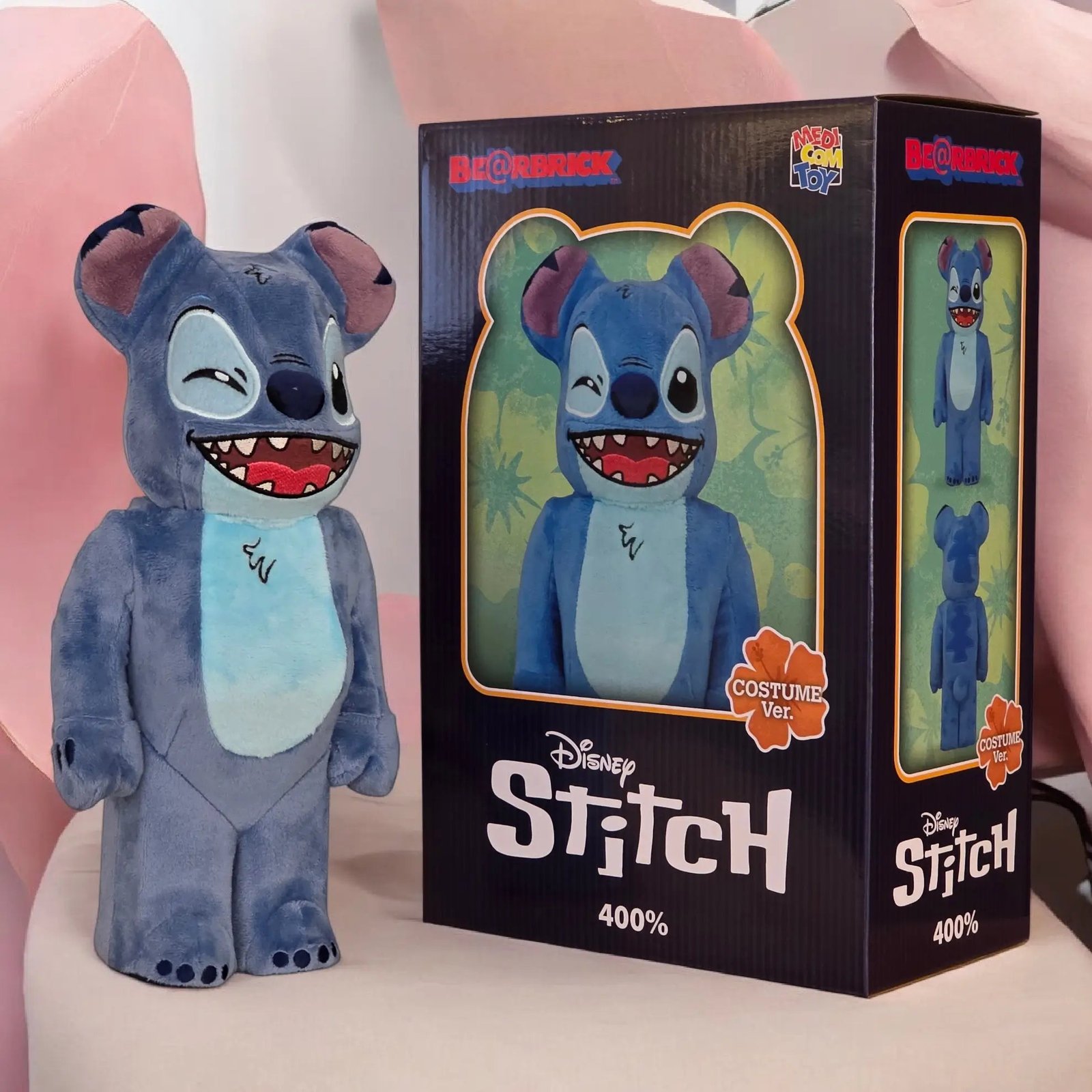 BE@RBRICK Stitch Costume Version (400%) 2 BE@RBRICK Stitch Costume Version (400%) - Image 2