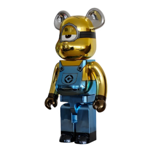 BE@RBRICK Stuart Chrome Version [Minions: The Rise of Gru] (1000%)