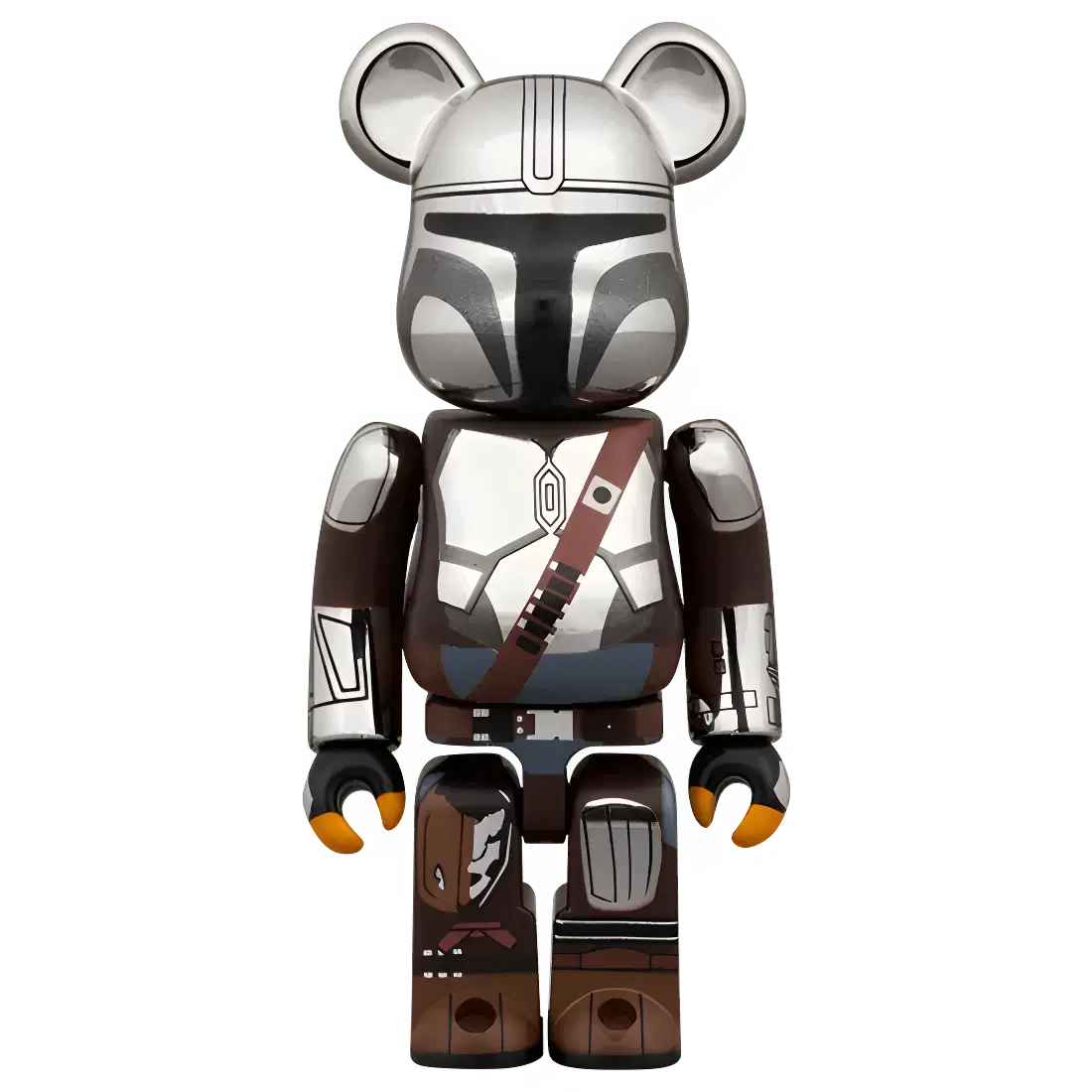 BE@RBRICK The Mandalorian Chrome Version (100%+400%) 6 BE@RBRICK The Mandalorian Chrome Version (100%+400%) - Image 6