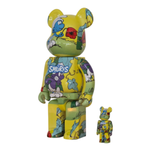 BE@RBRICK The Smurfs “The Purple Smurfs” (100%+400%)