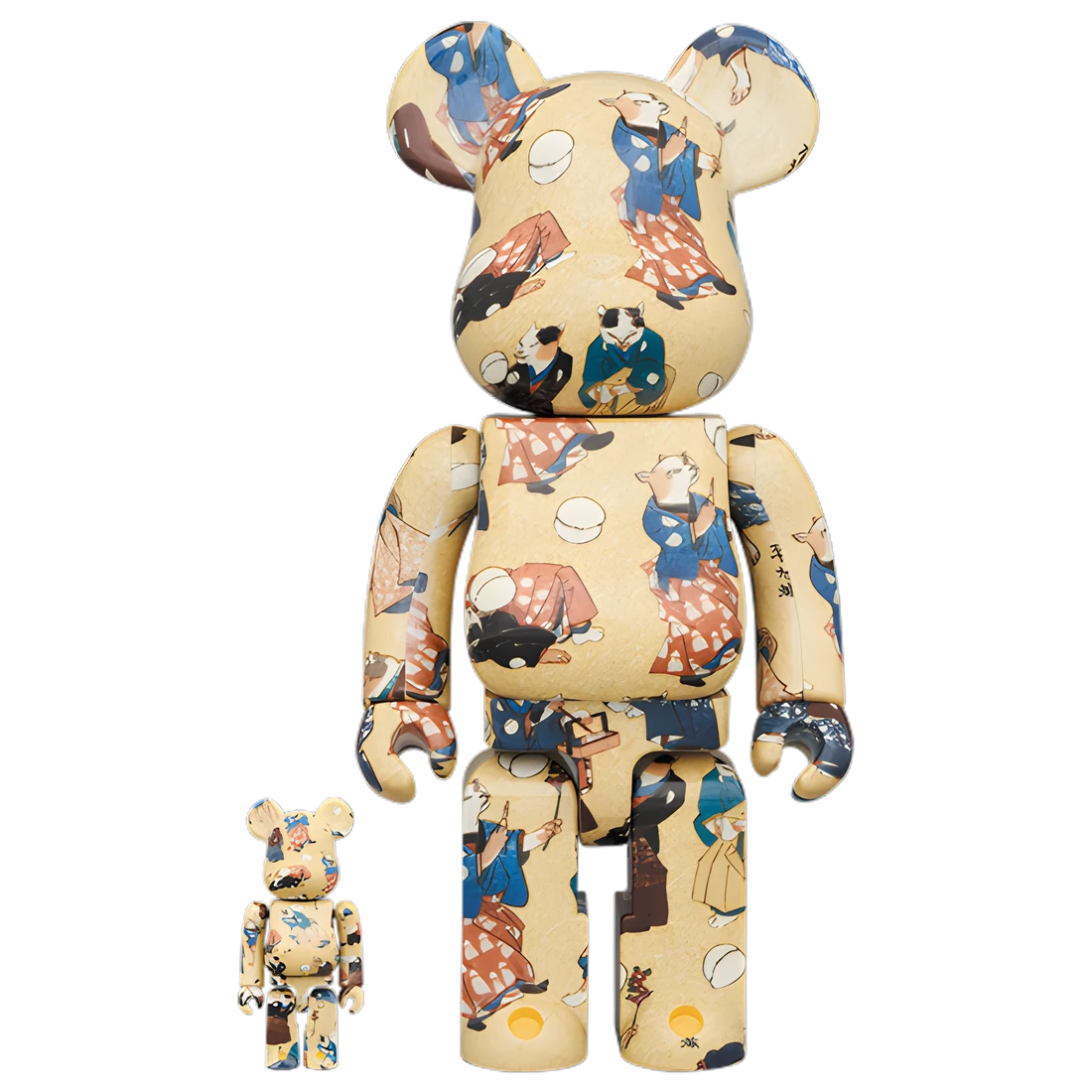 BE@RBRICK Utagawa Kuniyoshi “Fashionable Cats Juggling Balls” (100%+400%) 5 BE@RBRICK Utagawa Kuniyoshi “Fashionable Cats Juggling Balls” (100%+400%) - Image 5