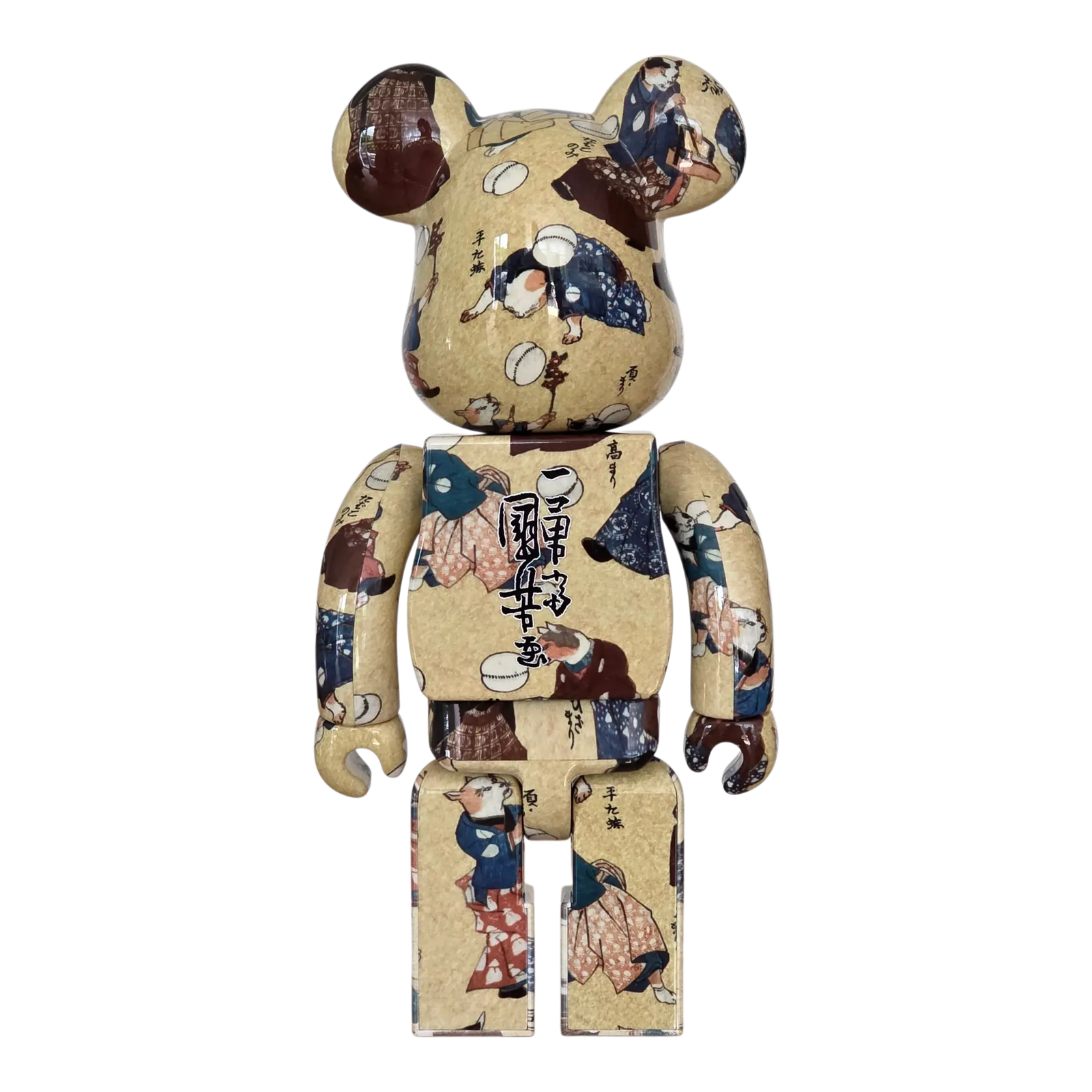BE@RBRICK Utagawa Kuniyoshi “Fashionable Cats Juggling Balls” (100%+400%) 3 BE@RBRICK Utagawa Kuniyoshi “Fashionable Cats Juggling Balls” (100%+400%) - Image 3